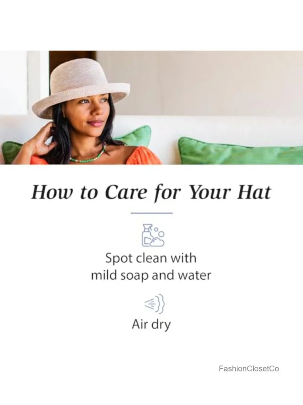 Poly-Straw Wide Brim Sun Hat with Adjustable Drawstring, Packable for Travel